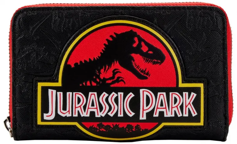 Portefeuille zippé Logo Jurassic Park Loungefly