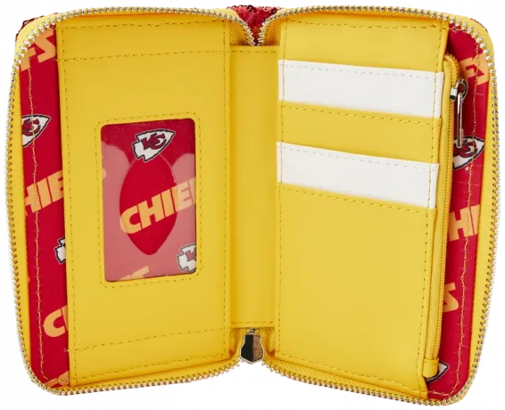 Portefeuille zippé Kansas City Chiefs Sequin Loungefly