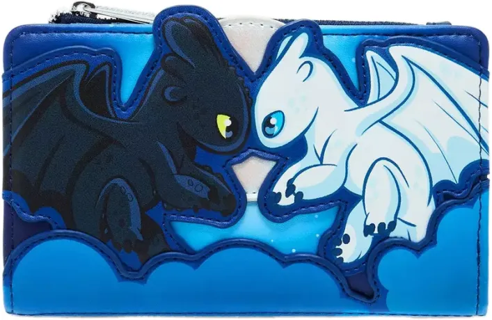 Portefeuille à pression Krokmou &amp; Furie Éclair Loungefly