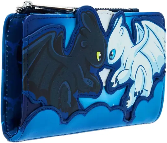 Portefeuille à pression Krokmou &amp; Furie Éclair Loungefly