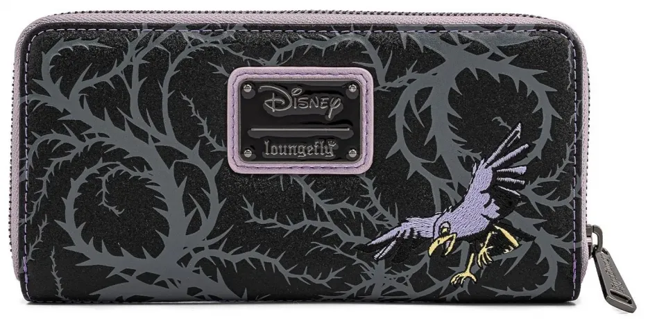 Portefeuille zippé La Belle au Bois Dormant Villains Scène Maléfique Loungefly
