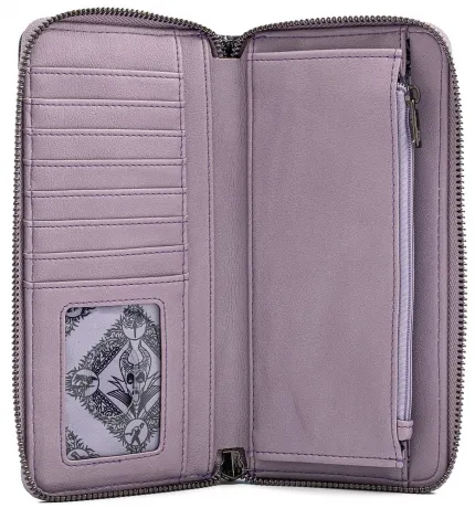 Portefeuille zippé La Belle au Bois Dormant Villains Scène Maléfique Loungefly