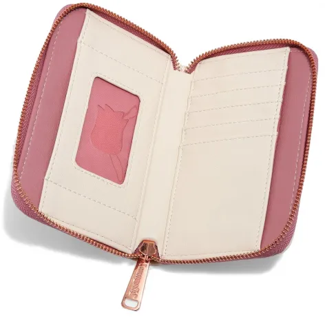 Portefeuille zippé La Belle et la Bête Portrait Floral Loungefly