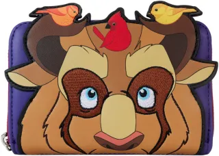 Portefeuille zippé la Bête avec les Oiseaux Cosplay Loungefly