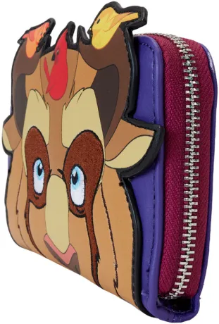 Portefeuille zippé la Bête avec les Oiseaux Cosplay Loungefly