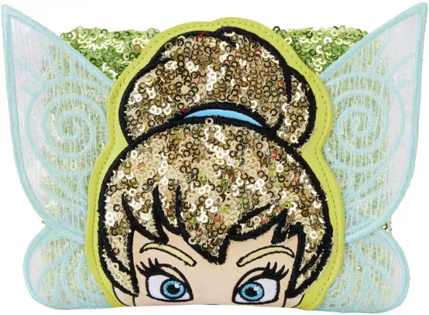 Portefeuille zippé la Fée Clochette Sequin Cosplay Loungefly