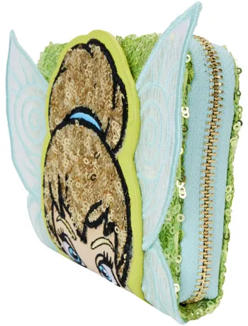 Portefeuille zippé la Fée Clochette Sequin Cosplay Loungefly