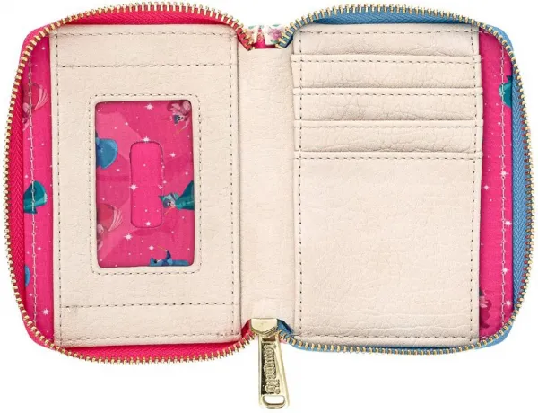 Portefeuille zippé Les Trois Bonnes Fées Floral Loungefly