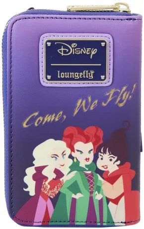 Portefeuille zippé La Maison des Sœurs Sanderson Glow Loungefly