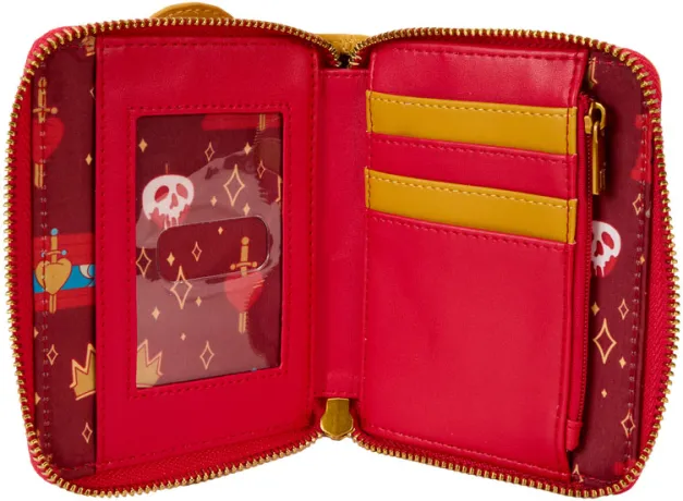 Portefeuille zippé la Méchante Reine Miroir Lenticulaire Loungefly