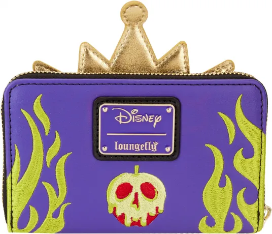 Portefeuille zippé la Méchante Reine Sequin Cosplay Loungefly