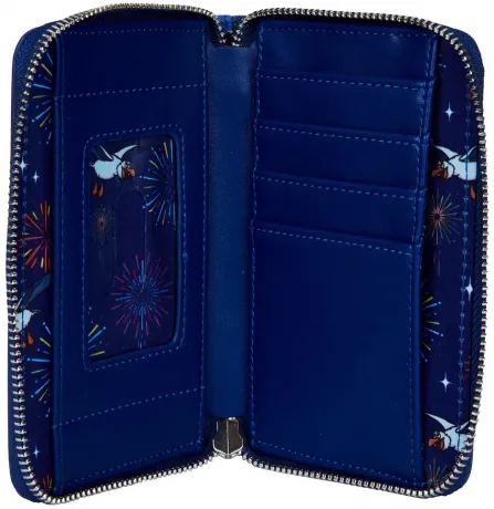 Portefeuille zippé Ariel Feux d&#039;Artifice Glow Loungefly