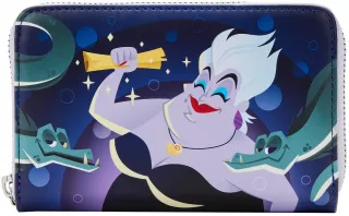 Portefeuille zippé Antre d&#039;Ursula Glow Loungefly