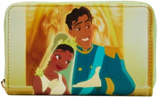 Portefeuille zippé La Princesse et la Grenouille Princesse Scène Loungefly