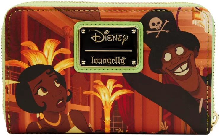 Portefeuille zippé La Princesse et la Grenouille Princesse Scène Loungefly