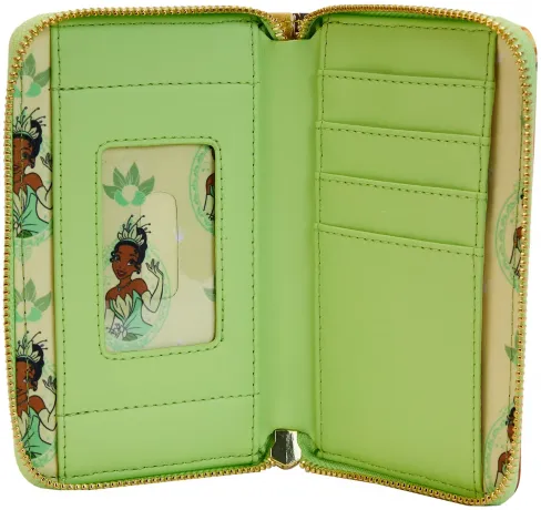 Portefeuille zippé La Princesse et la Grenouille Princesse Scène Loungefly