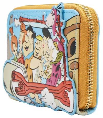 Portefeuille zippé La Voiture des Pierrafeu Loungefly