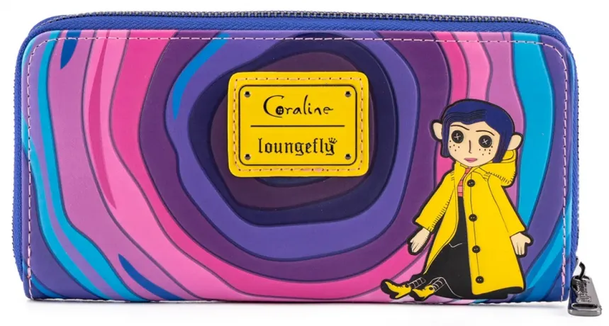 Portefeuille zippé Laika Coraline Imperméable Cosplay Loungefly