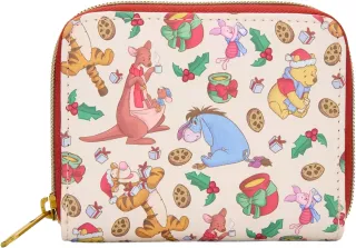 Portefeuille zippé Lait &amp; Cookies de Noël Loungefly