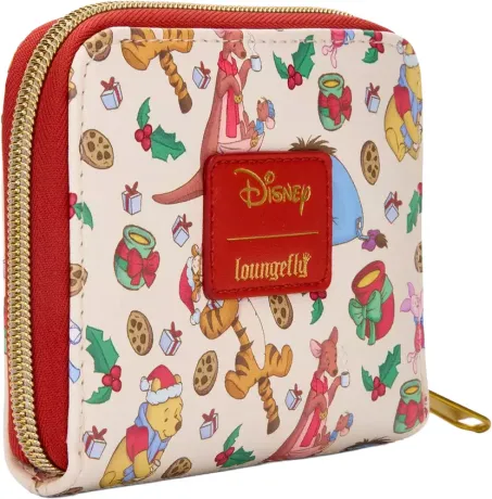 Portefeuille zippé Lait &amp; Cookies de Noël Loungefly