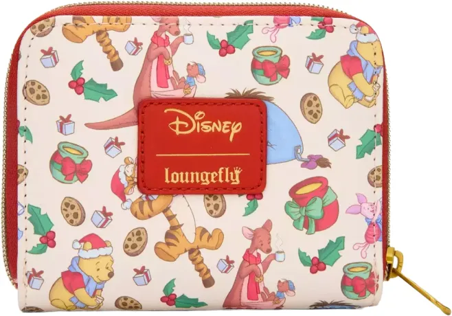 Portefeuille zippé Lait &amp; Cookies de Noël Loungefly