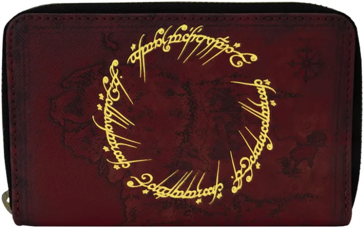 Portefeuille zippé l&#039;Anneau Unique Glow Loungefly