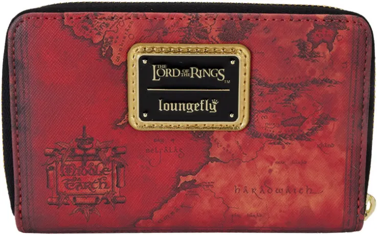 Portefeuille zippé l&#039;Anneau Unique Glow Loungefly