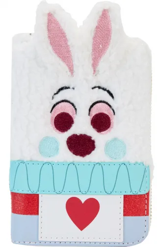 Portefeuille zippé Lapin Blanc Cosplay Loungefly