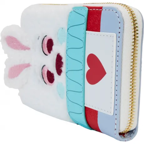 Portefeuille zippé Lapin Blanc Cosplay Loungefly