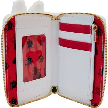 Portefeuille zippé Lapin Blanc Cosplay Loungefly