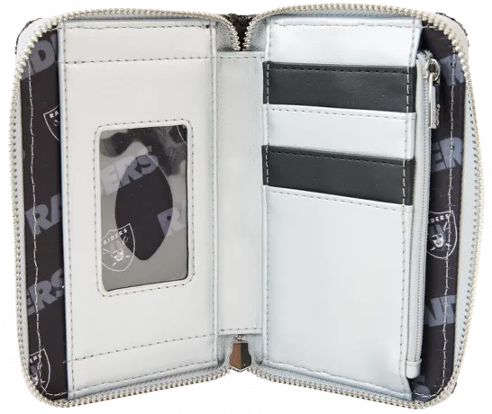 Portefeuille zippé Las Vegas Raiders Sequin Loungefly