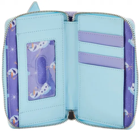 Portefeuille zippé Château de la Reine des neiges Loungefly