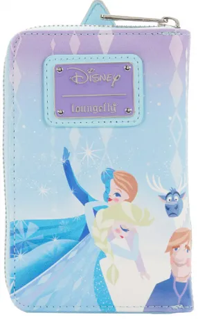 Portefeuille zippé Château de la Reine des neiges Loungefly