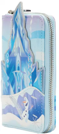 Portefeuille zippé Château de la Reine des neiges Loungefly