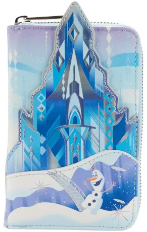 Portefeuille zippé Château de la Reine des neiges Loungefly