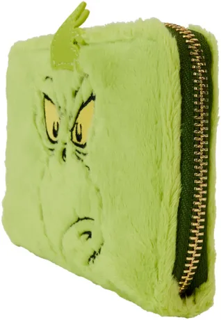 Portefeuille zippé Le Grinch Peluche Cosplay Glow Loungefly