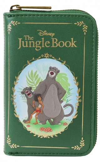 Portefeuille zippé Livre Classique Le Livre de la Jungle Loungefly