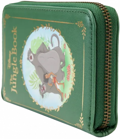 Portefeuille zippé Livre Classique Le Livre de la Jungle Loungefly