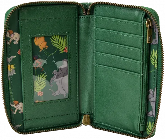 Portefeuille zippé Livre Classique Le Livre de la Jungle Loungefly