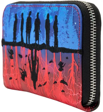 Portefeuille zippé Le Monde à l&#039;Envers Ombres Loungefly