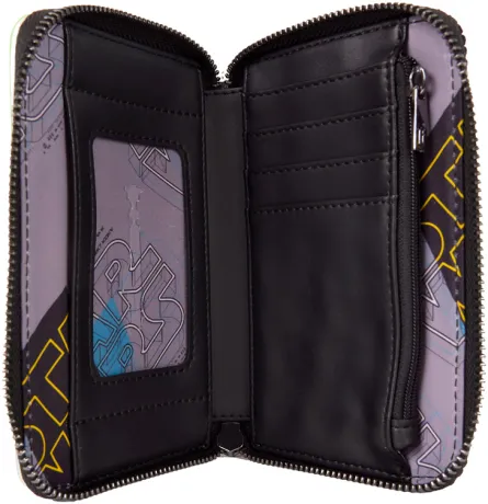 Portefeuille zippé Le Pouvoir de la Force Sabre laser Loungefly