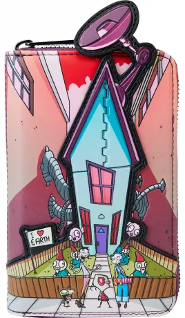 Portefeuille zippé Le Repaire Secret Loungefly