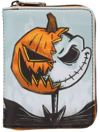 Portefeuille zippé le Roi des Citrouilles Loungefly