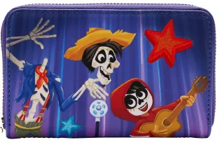 Portefeuille zippé Le Spectacle de Miguel et Hector Loungefly