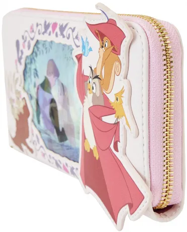 Portefeuille zippé Aurore Lenticulaire Loungefly