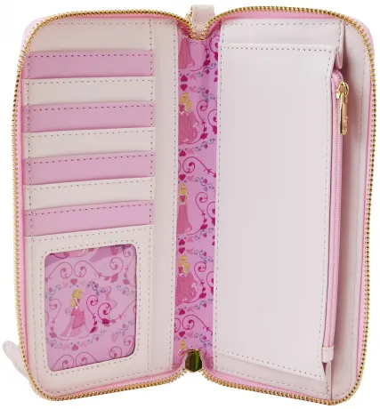 Portefeuille zippé Aurore Lenticulaire Loungefly