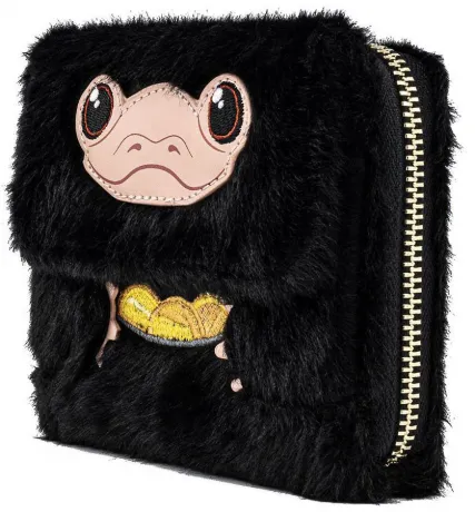 Portefeuille zippé Les Animaux Fantastiques Peluche Niffleur Loungefly