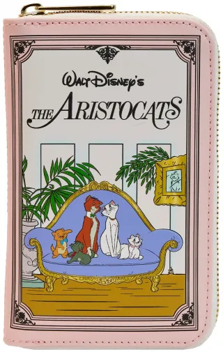 Portefeuille zippé Livre Classique Les Aristochats Loungefly