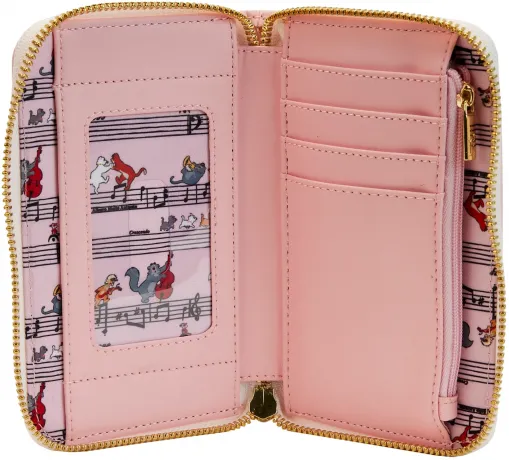 Portefeuille zippé Livre Classique Les Aristochats Loungefly