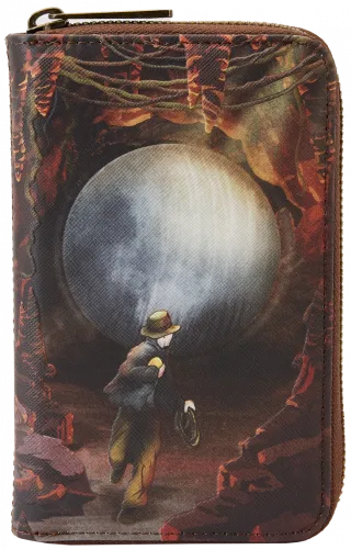 Portefeuille zippé Les Aventuriers de l&#039;Arche Perdue Scène Loungefly